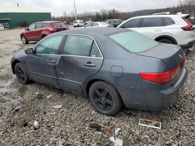 1HGCM56425A100970 - 2005 HONDA ACCORD LX BLUE photo 2