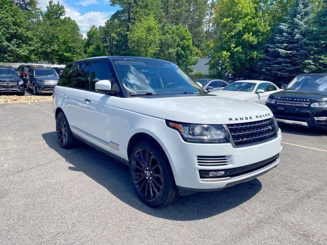 SALGV2EF2EA137444 - 2014 LAND ROVER RANGE ROVE AUTOBIOGRAPHY WHITE photo 1