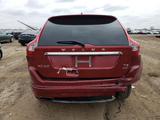 YV4902DZ6E2555538 - 2014 VOLVO XC60 T6 BURGUNDY photo 6