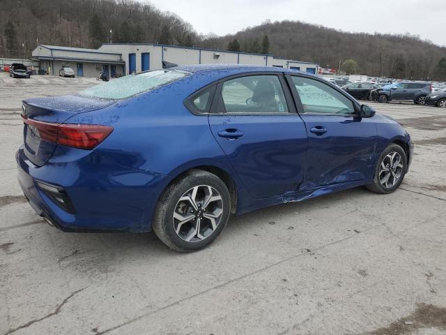 3KPF24AD8ME356917 - 2021 KIA FORTE FE BLUE photo 3