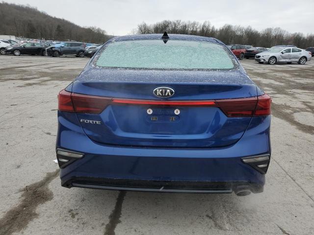 3KPF24AD8ME356917 - 2021 KIA FORTE FE BLUE photo 6