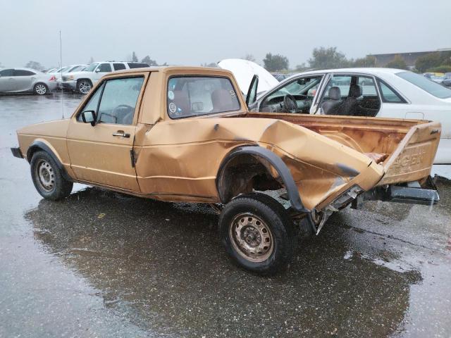 1V1KG0176CV039704 - 1982 VOLKSWAGEN RABBIT TRUCK GOLD photo 2