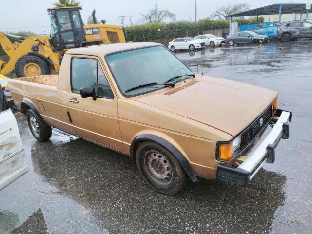 1V1KG0176CV039704 - 1982 VOLKSWAGEN RABBIT TRUCK GOLD photo 4