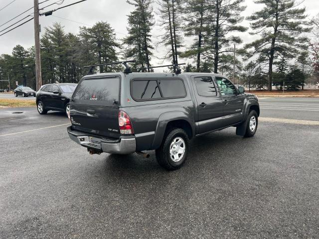 5TELU4EN8AZ732083 - 2010 TOYOTA TACOMA DOUBLE CAB GRAY photo 3