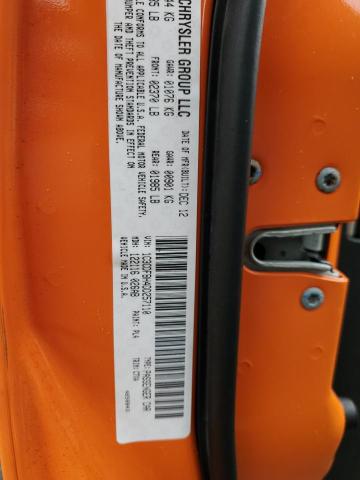 1C3CDFBH4DD257110 - 2013 DODGE DART SXT ORANGE photo 12