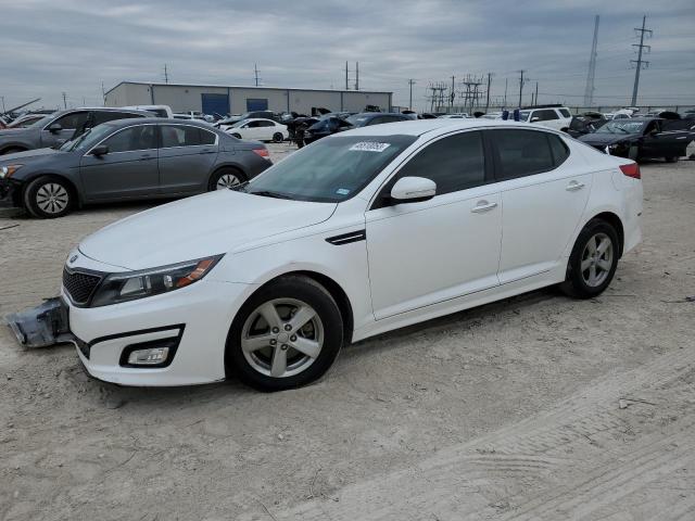 KNAGM4A79F5573185 - 2015 KIA OPTIMA LX WHITE photo 1