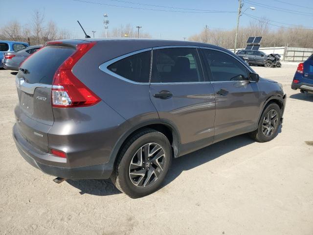 5J6RM4H4XGL079089 - 2016 HONDA CR-V SE GRAY photo 3