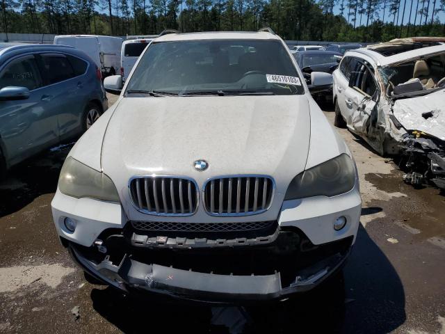 5UXFE8C54AL310586 - 2010 BMW X5 XDRIVE48I WHITE photo 5