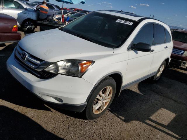 JHLRE3H52AC010817 - 2010 HONDA CR-V EX WHITE photo 1