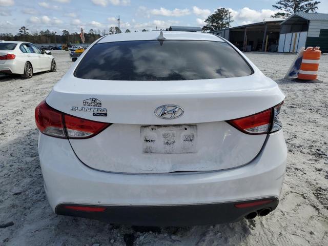 KMHDH6AE1DU014555 - 2013 HYUNDAI ELANTRA CO GS WHITE photo 6