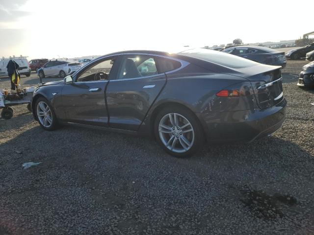 5YJSA1H14EFP63933 - 2014 TESLA MODEL S GRAY photo 2