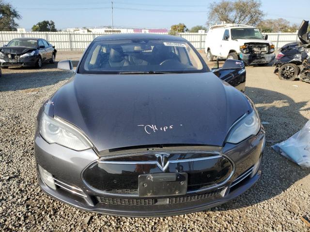 5YJSA1H14EFP63933 - 2014 TESLA MODEL S GRAY photo 5