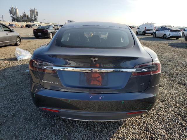 5YJSA1H14EFP63933 - 2014 TESLA MODEL S GRAY photo 6