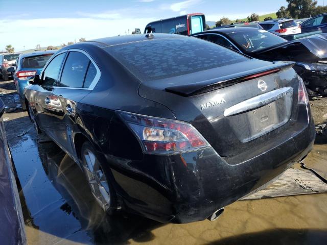 1N4AA5APXDC815827 - 2013 NISSAN MAXIMA S BLACK photo 2