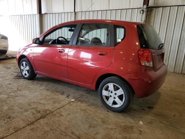 KL1TD66608B034091 - 2008 CHEVROLET AVEO BASE RED photo 2