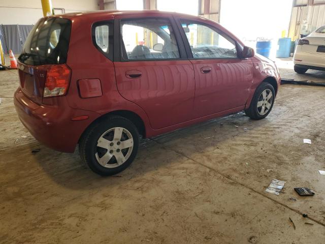 KL1TD66608B034091 - 2008 CHEVROLET AVEO BASE RED photo 3