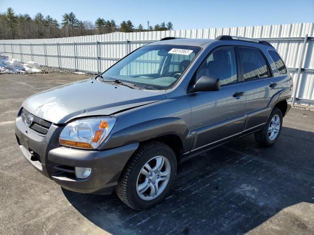 KNDJE723377434565 - 2007 KIA SPORTAGE EX GRAY photo 1