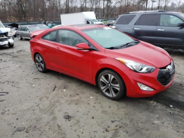 KMHDH6AE0DU011520 - 2013 HYUNDAI ELANTRA CO GS RED photo 4