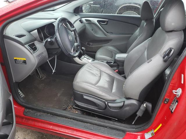 KMHDH6AE0DU011520 - 2013 HYUNDAI ELANTRA CO GS RED photo 7