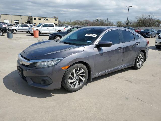 19XFC2F85HE210073 - 2017 HONDA CIVIC EX GRAY photo 1