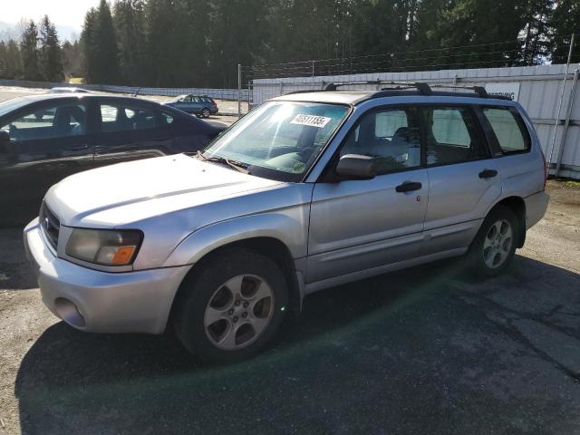 JF1SG65654G740876 - 2004 SUBARU FORESTER 2.5XS Argent photo 1