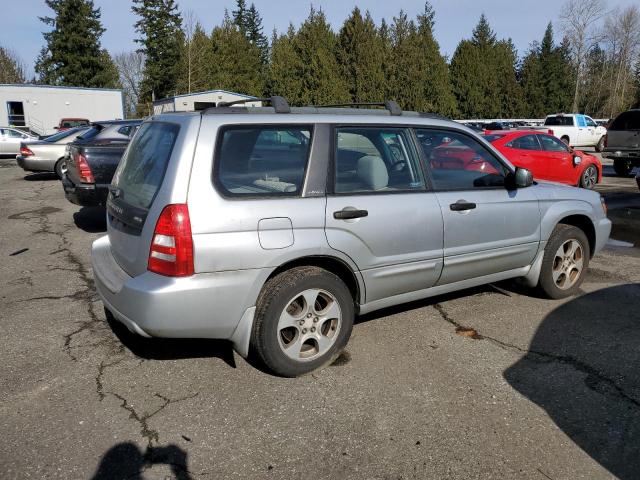 JF1SG65654G740876 - 2004 SUBARU FORESTER 2.5XS Argent photo 3