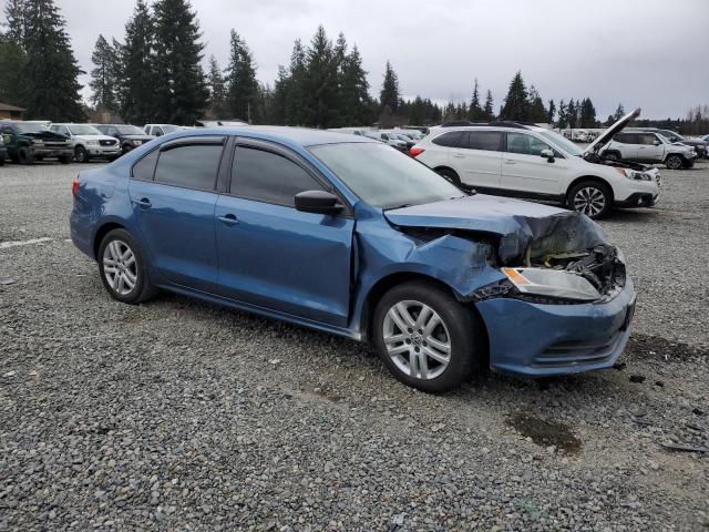 3VW2K7AJ7FM354975 - 2015 VOLKSWAGEN JETTA BASE 蓝色 照片 4