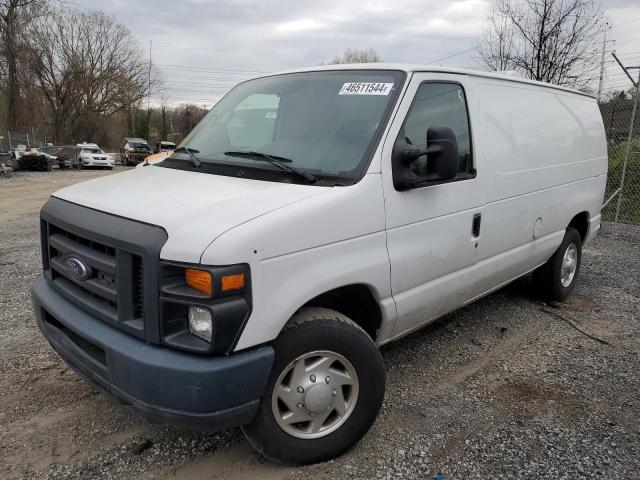 1FTSE3EL3EDA17647 - 2014 FORD ECONOLINE E350 SUPER DUTY VAN WHITE photo 1