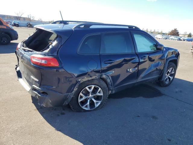 1C4PJMBS9FW786288 - 2015 JEEP CHEROKEE TRAILHAWK BLUE photo 3