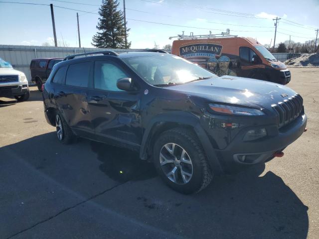 1C4PJMBS9FW786288 - 2015 JEEP CHEROKEE TRAILHAWK BLUE photo 4