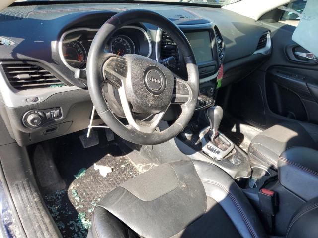 1C4PJMBS9FW786288 - 2015 JEEP CHEROKEE TRAILHAWK BLUE photo 8