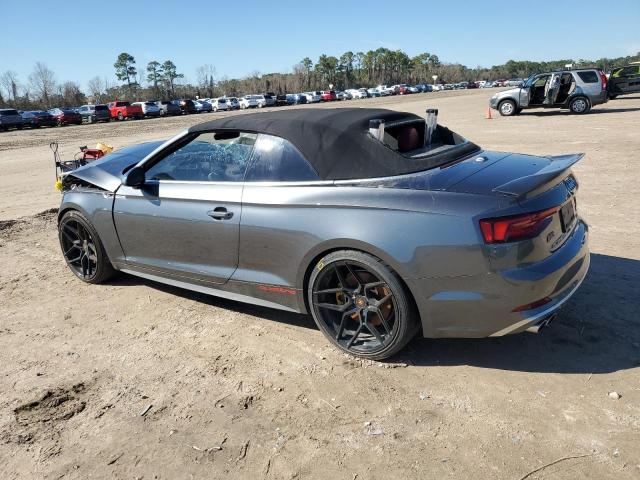 WAUY4GF51JN015465 - 2018 AUDI S5 PREMIUM PLUS GRAY photo 2