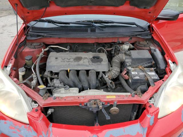 2T1KR32E95C473255 - 2005 TOYOTA COROLLA MA XR RED photo 11