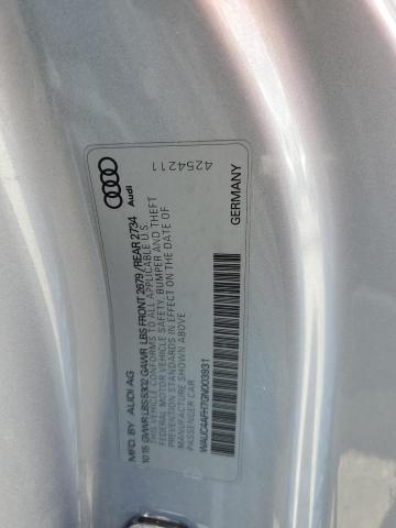 WAUC4AFH7GN003931 - 2016 AUDI S5 PREMIUM PLUS 银色 照片 12