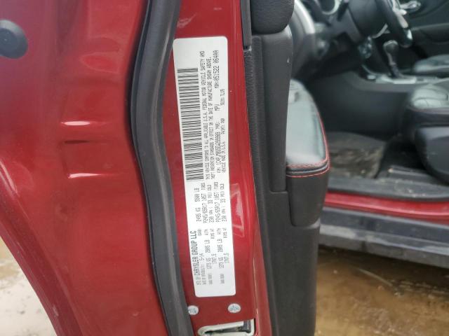 1C4PJMBS5EW299989 - 2014 JEEP CHEROKEE TRAILHAWK RED photo 13