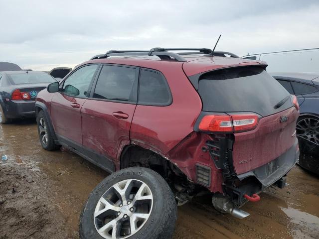 1C4PJMBS5EW299989 - 2014 JEEP CHEROKEE TRAILHAWK RED photo 2