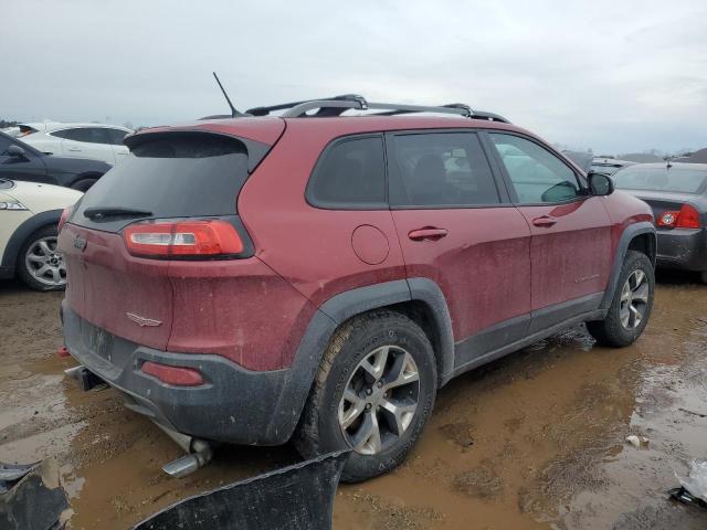 1C4PJMBS5EW299989 - 2014 JEEP CHEROKEE TRAILHAWK RED photo 3