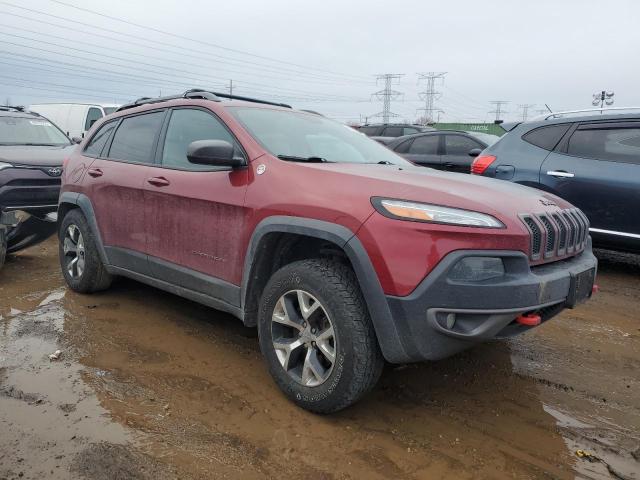 1C4PJMBS5EW299989 - 2014 JEEP CHEROKEE TRAILHAWK RED photo 4