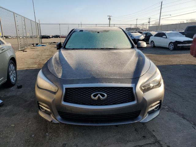 JN1BV7AR7FM424019 - 2015 INFINITI Q50 BASE GRAY photo 5