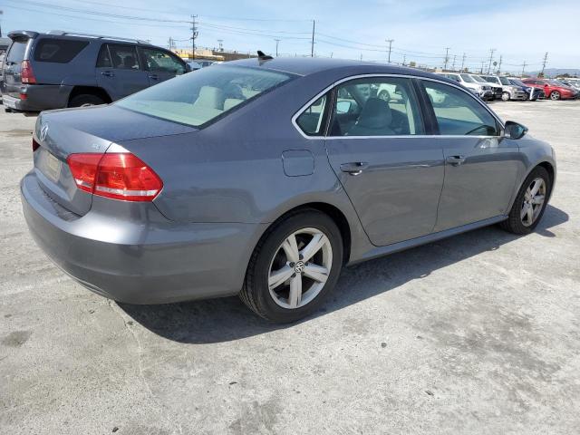 1VWBP7A30CC053206 - 2012 VOLKSWAGEN PASSAT SE GRAY photo 3