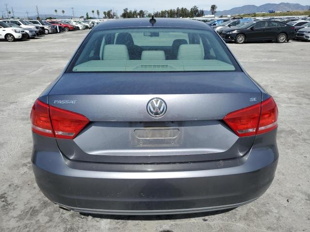 1VWBP7A30CC053206 - 2012 VOLKSWAGEN PASSAT SE GRAY photo 6