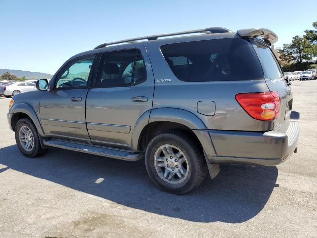 5TDBT48A14S206516 - 2004 TOYOTA SEQUOIA LIMITED GRAY photo 2