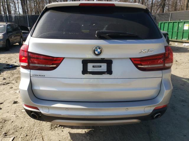 5UXKR0C53H0U50712 - 2017 BMW X5 XDRIVE35I SILVER photo 6