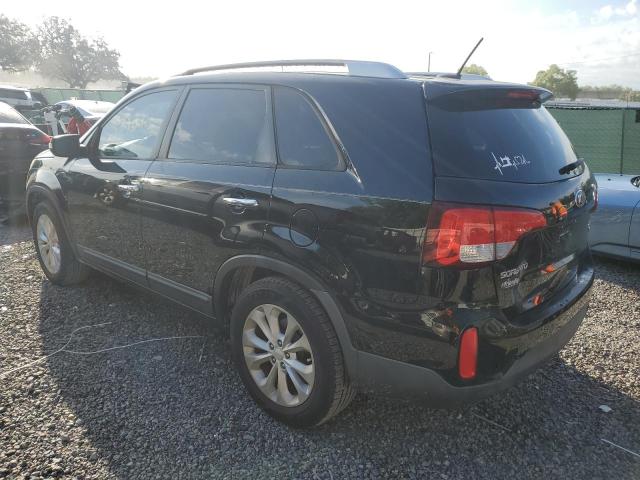 5XYKU4A77EG517233 - 2014 KIA SORENTO EX BLACK photo 2