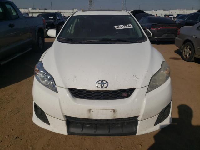 2T1LE40E89C009078 - 2009 TOYOTA COROLLA MA S WHITE photo 5