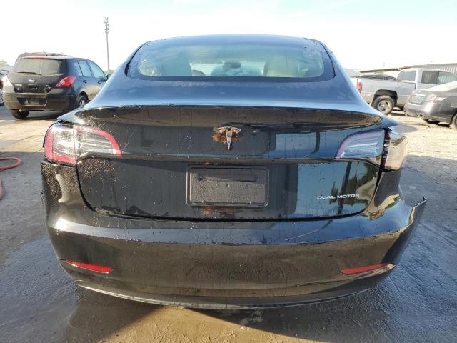 5YJ3E1EB8NF318116 - 2022 TESLA MODEL 3 BLACK photo 6