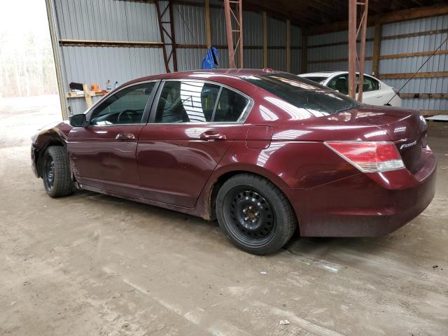 1HGCP26848A810496 - 2008 HONDA ACCORD EXL RED photo 2