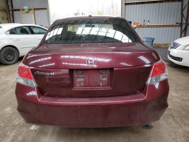 1HGCP26848A810496 - 2008 HONDA ACCORD EXL RED photo 6