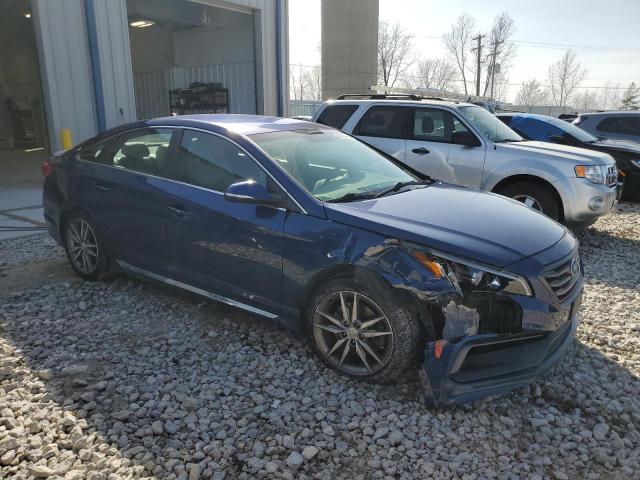 5NPE34AB8HH534558 - 2017 HYUNDAI SONATA SPORT BLUE photo 4