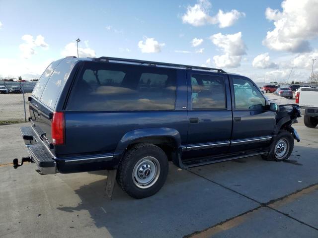 3GKGK26J3VG525744 - 1997 GMC SUBURBAN K2500 BLUE photo 3